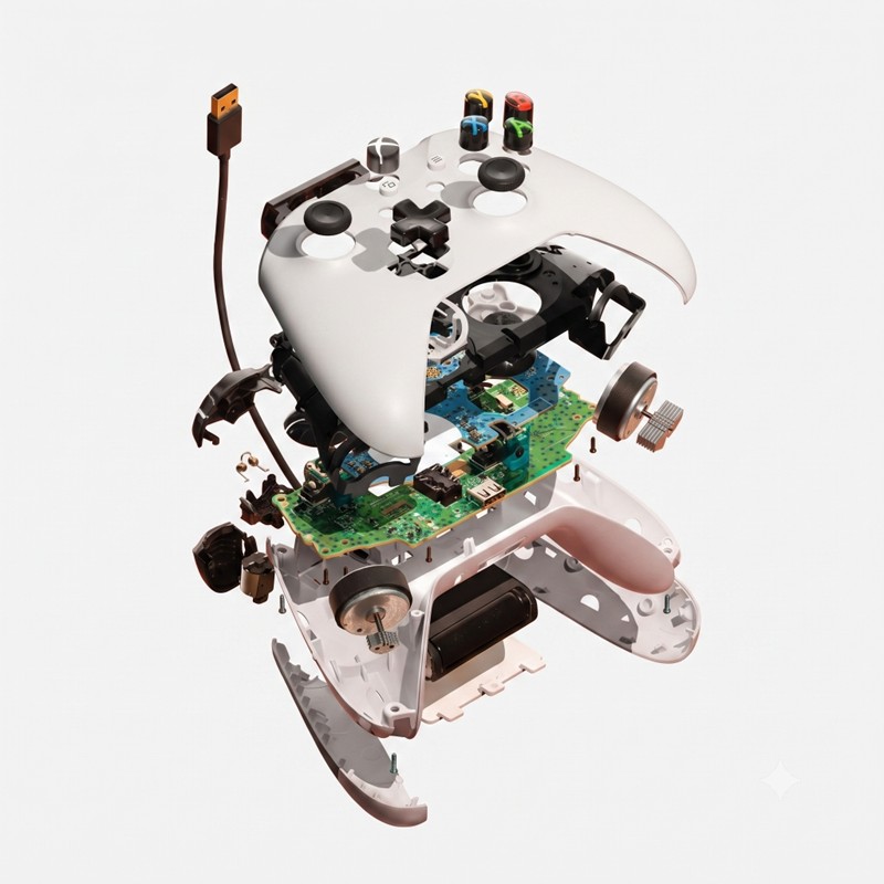 Control Xbox Desarmado